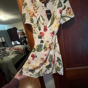 Forever 21 Tropical Floral Mini Dress